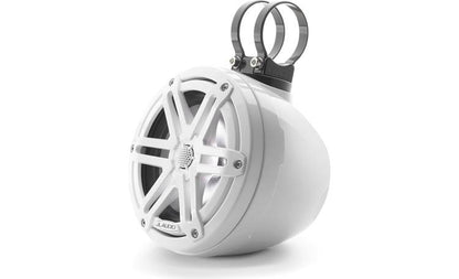 JL Audio M3-650VEX-Gw-S-Gw-i 6.5-inch RGB LED Tower Coaxial System, White Sport Grilles 93402