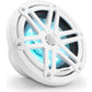 JL Audio M3-650X-S-Gw-i 6.5-inch RGB LED Marine Coaxial Speakers, White Sport Grilles 93515