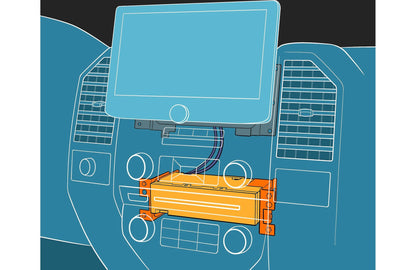 Kenwood eXcelon Reference DAX1050XR 10.1" HD Direct-Fit Multimedia Receiver