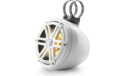 JL Audio M3-650VEX-Gw-S-Gw-i 6.5-inch RGB LED Tower Coaxial System, White Sport Grilles 93402
