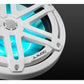 JL Audio M3-770X-S-Gw-i 7.7-inch Marine Coaxial Speakers, White Sport Grilles, RGB LEDs 93523