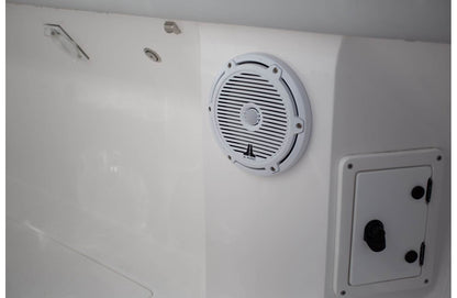 JL Audio M3-650X-C-Gw 6.5-inch Marine Coaxial Speakers, White Classic Grilles 93511