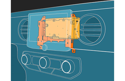 Kenwood eXcelon Reference DAX1050XR 10.1" HD Direct-Fit Multimedia Receiver