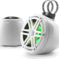 JL Audio M3-650VEX-Gw-S-Gw-i 6.5-inch RGB LED Tower Coaxial System, White Sport Grilles 93402
