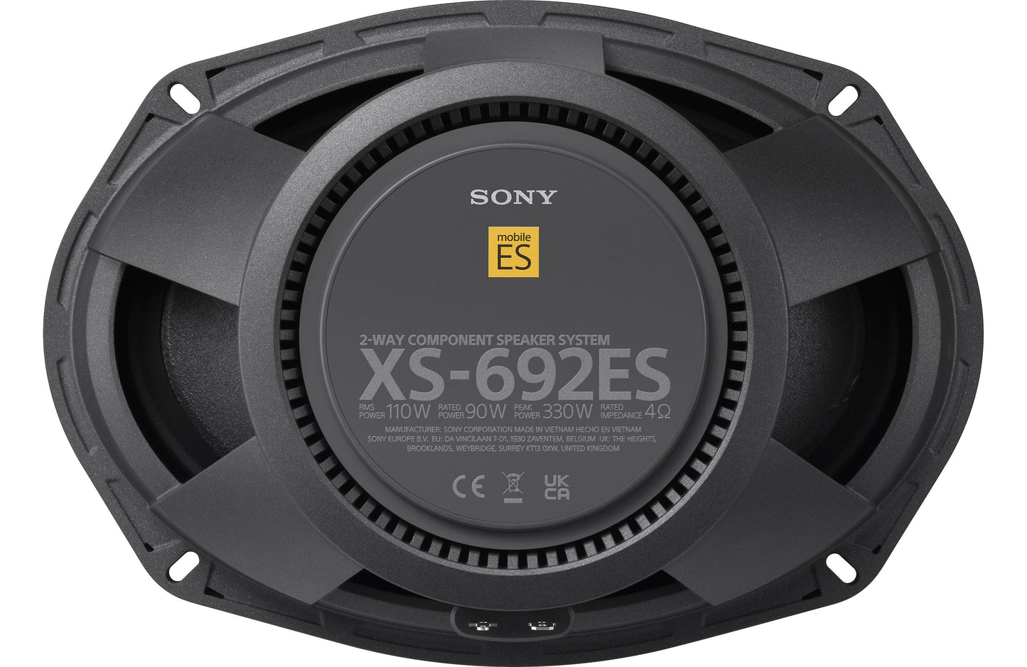 Sony Mobile ES XS-692ES 6x9" 110W RMS 4Ω 2-Way Component Speakers (Pair)