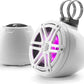 JL Audio M3-650VEX-Gw-S-Gw-i 6.5-inch RGB LED Tower Coaxial System, White Sport Grilles 93402