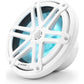 JL Audio M3-770X-S-Gw-i 7.7-inch Marine Coaxial Speakers, White Sport Grilles, RGB LEDs 93523