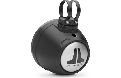 JL Audio M6-650VEX-Mb-S-GmTi-i 6.5-inch Lighted Tower Coaxial Speakers, Titanium Sport Grilles 93411