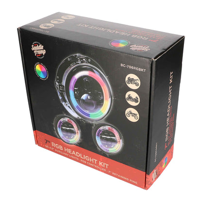 Metra BC-706RGBKT 7 Inch RGB Headlight and 4.5 Inch Aux Kit