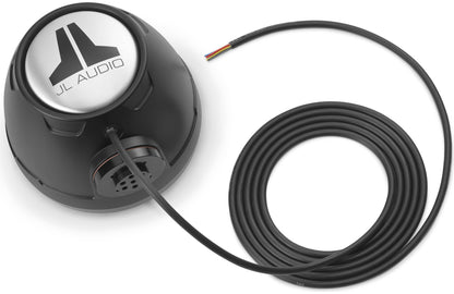 JL Audio M6-650VEX-Mb-S-GmTi-i 6.5-inch Lighted Tower Coaxial Speakers, Titanium Sport Grilles 93411