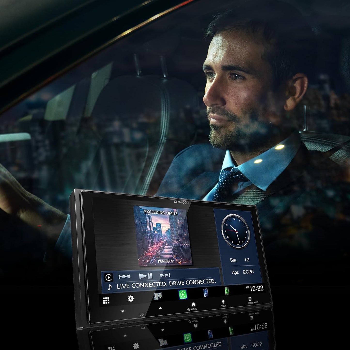 Kenwood DMX8710S 6.92" AM FM BT Wireless Apple CarPlay, Android Auto, HD Radio