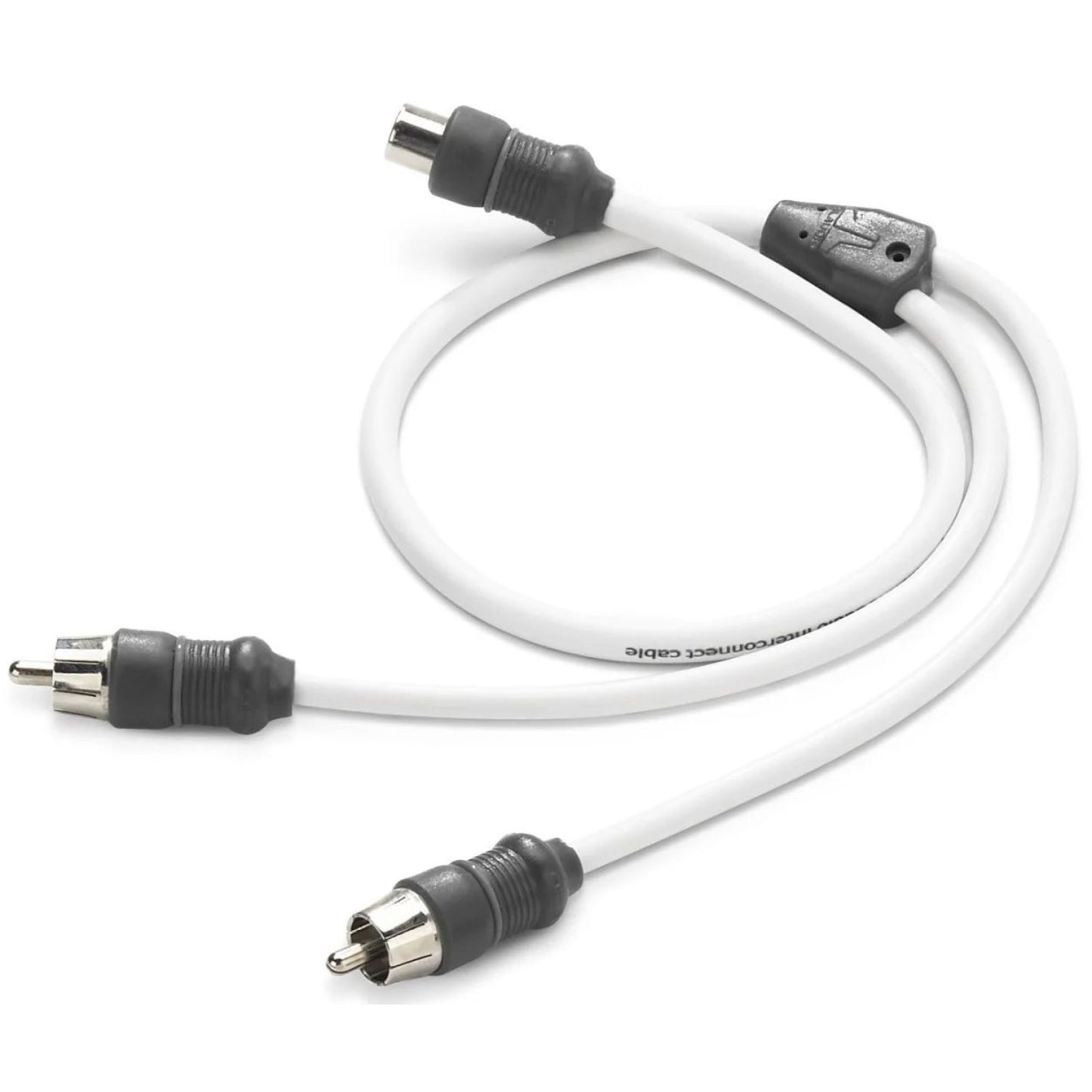 JL Audio Marine Y-adaptor, 1 Female Jack, 2 Male Plugs (XMD-WHTAICY-1F2M) - 010-13552-00 (90472)