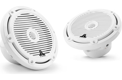 JL Audio M3-770X-C-Gw 7.7-inch Marine Coaxial Speakers, White Classic Grilles 93519