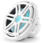 JL Audio M3-10IB-S-Gw-i-4 10-inch Marine RGB LED Subwoofer, White Sport Grilles 93531