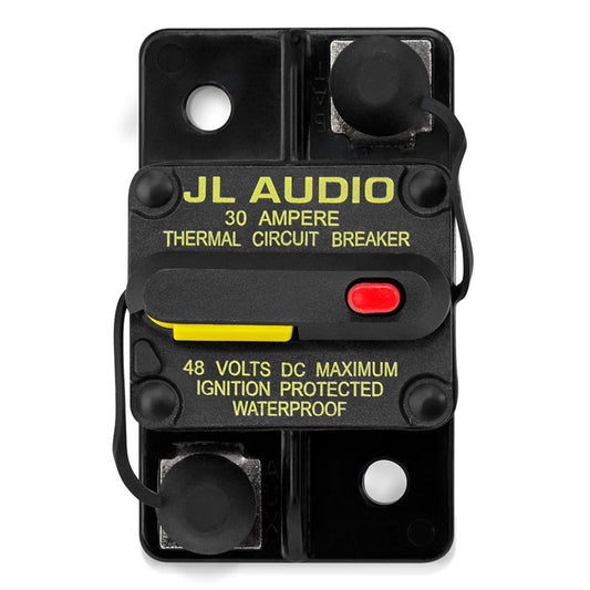 JL Audio Waterproof Ignition Protected Circuit Breaker, 30 Amp (XMD-MCB-30) - 010-13681-00 (90944)