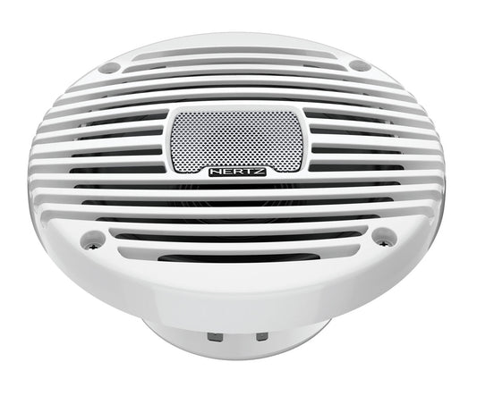 Hertz HEX 6.5 M-TW 6.5" 100W RMS 4-Ohm Marine Coaxial Speakers White Grilles (Pair)