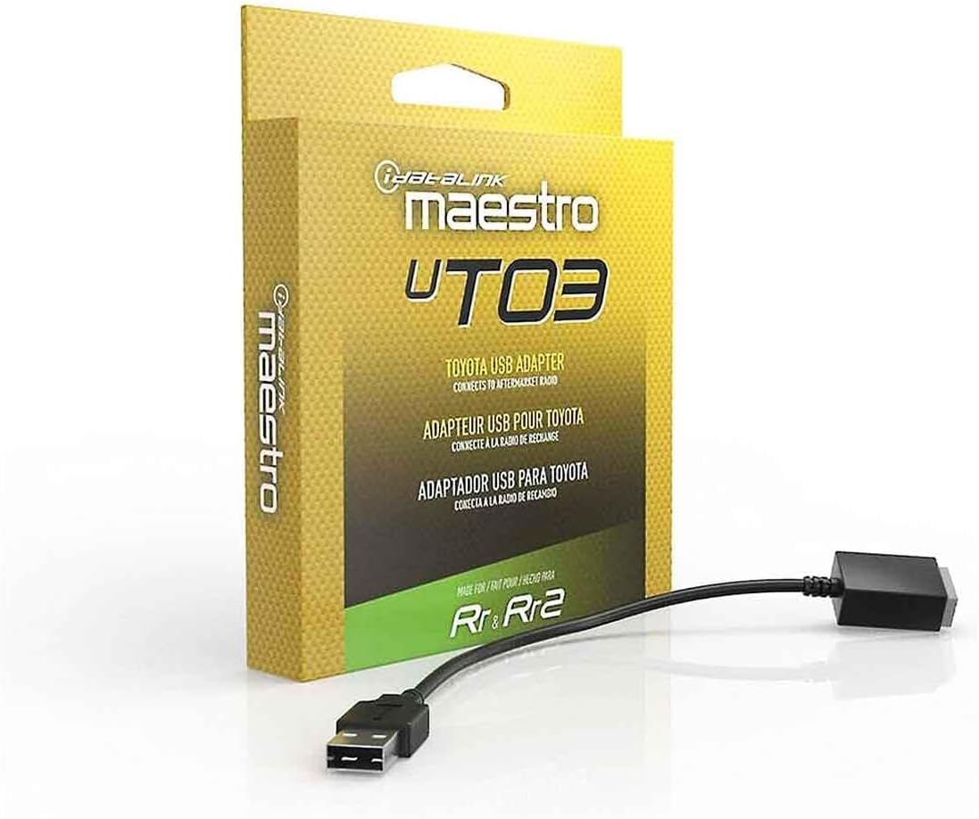 iDatalink Maestro ACC-USB-TO3 USB Adapter Cable for 2018-Up Toyota Vehicles