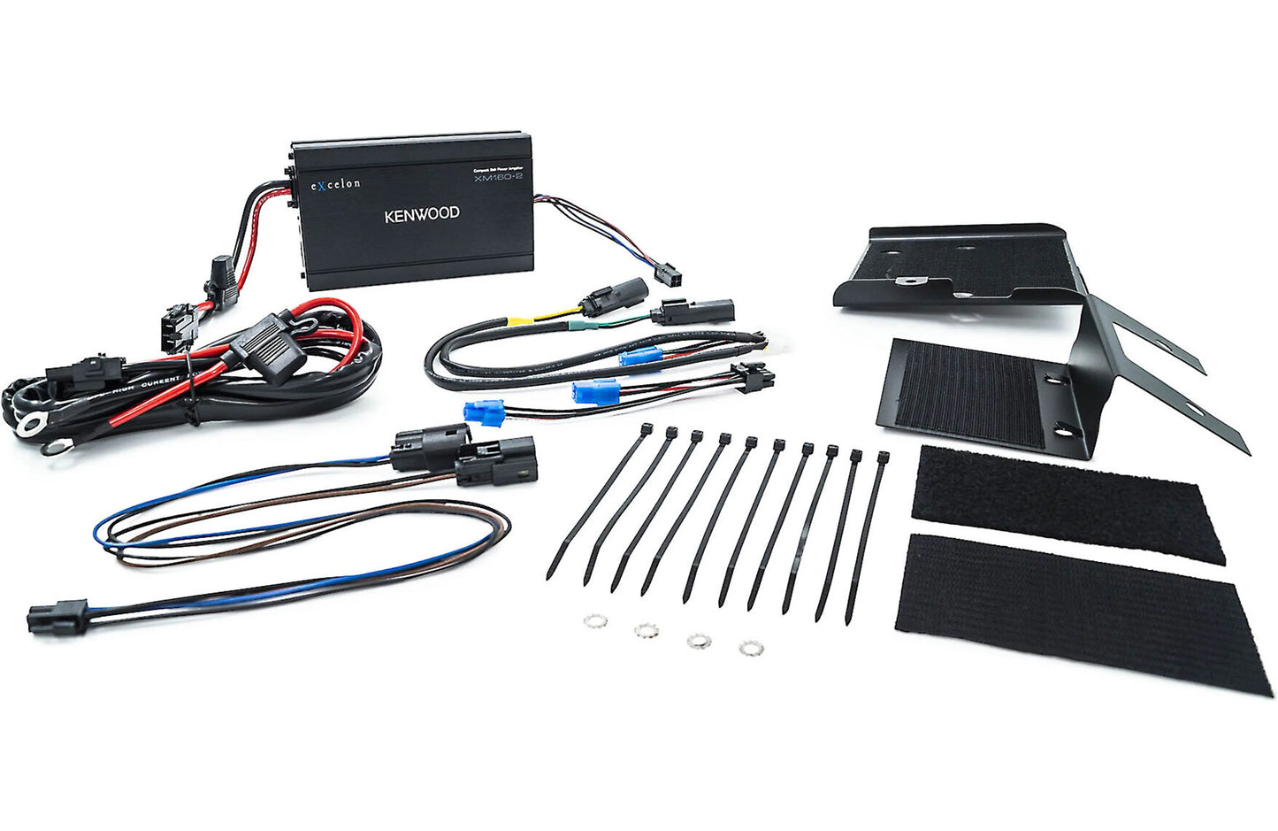 Kenwood eXcelon XM160-2 Compact 2-Channel Amplifier - Fits 2014+ Harley Davidson