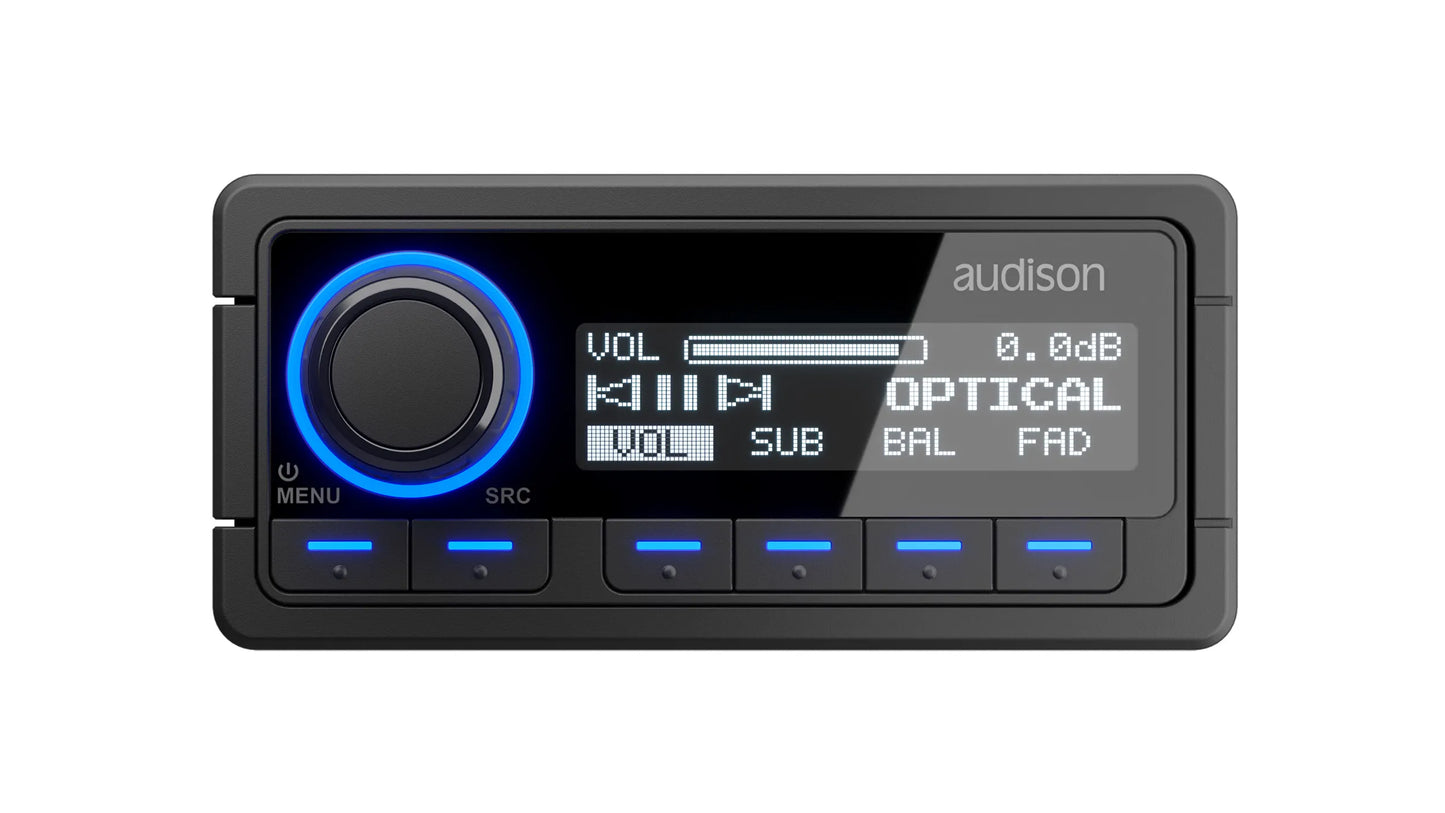 Audison DRC MP CAN Digital Remote Control, Fits FORZA DSP Amplifiers