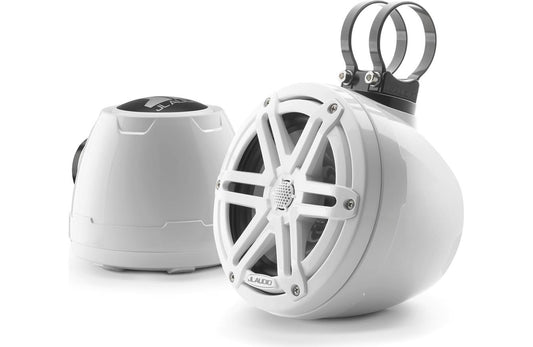 JL Audio M3-650VEX-Gw-S-Gw 6.5-inch Tower Coaxial System, White Sport Grilles 93400