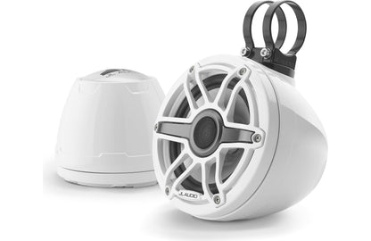 JL Audio M6-650VEX-Gw-S-GwGw 6.5-inch Tower Coaxial System, White Sport Grilles 93410
