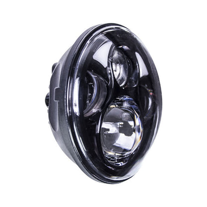 Metra BC-561B Round Motorcycle Headlights with Black Face and Partial Halo