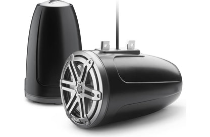 JL Audio M3-770ETXv3-Sb-S-Gm 7.7 Inch Tower Coaxial System, Gray Sport Grilles 93536