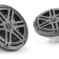 JL Audio M3-650X-S-Gm 6.5-inch Marine Coaxial Speakers, Gray Sport Grilles 93512