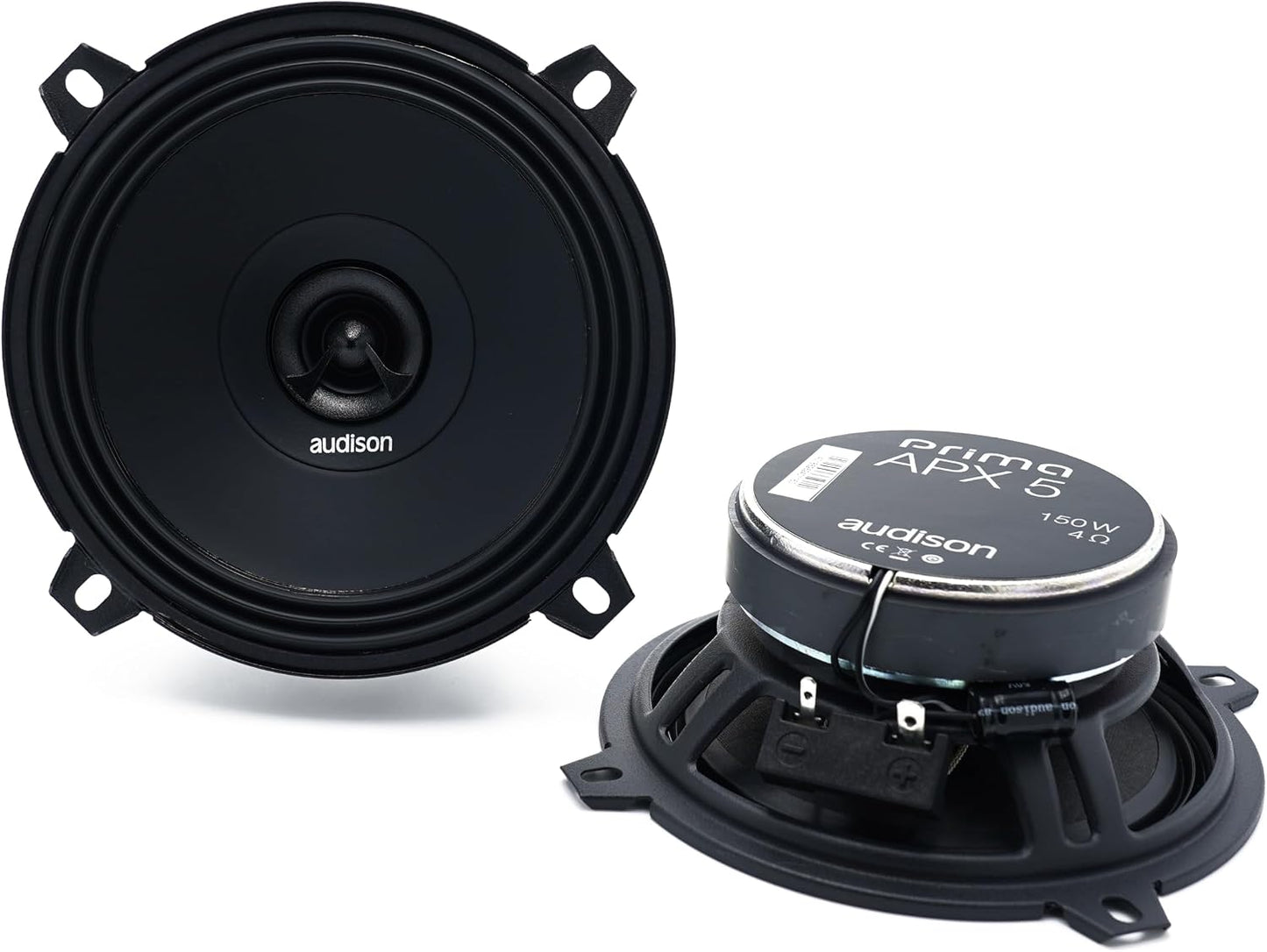 Audison APX 5 Prima 5.25" 2-Way Coaxial Speakers, 50W RMS, 4Ω, Pair