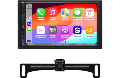 BOSS Elite BE7ACP.XC 7" CarPlay Android Auto Touchscreen Receiver w/ Backup Camera (SiriusXM Compatible)