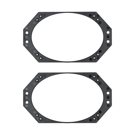 Metra 82-1011 4x6 Front Dash Speaker Adapter Pods for Jeep Wrangler TJ