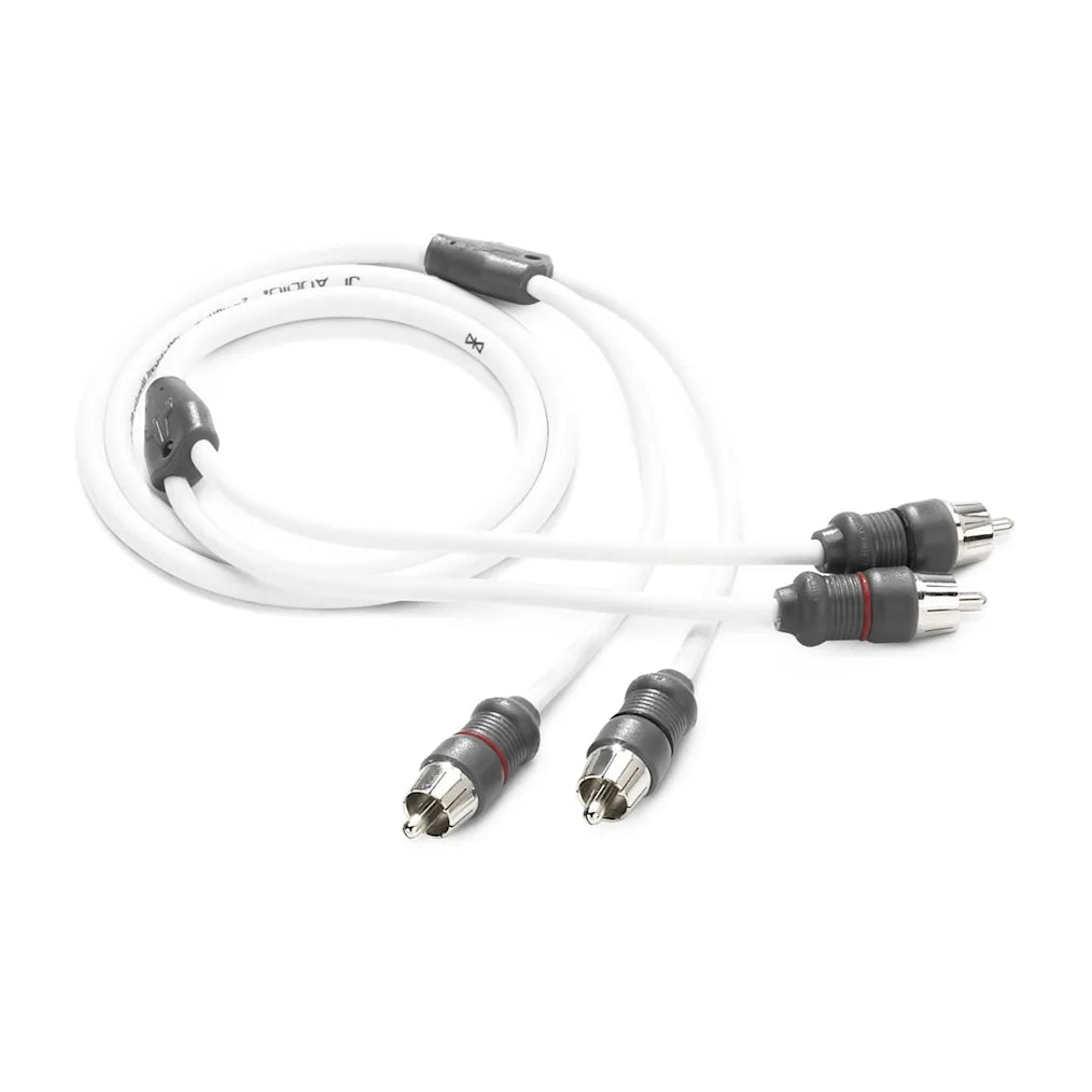 JL Audio Marine Audio Interconnect , 2-channel, 3' (XMD-WHTAIC2-3) - 010-13446-00 (90436)