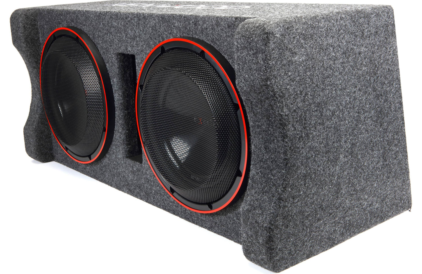 Kenwood eXcelon P-XW1221DHP Dual 12" High-Power Loaded Subwoofer Enclosure (2Ω) 1000W
