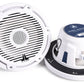 JL Audio M6-650X-C-3Gw 6.5-inch Tower Coaxial Speakers, White Classic Grilles 93687