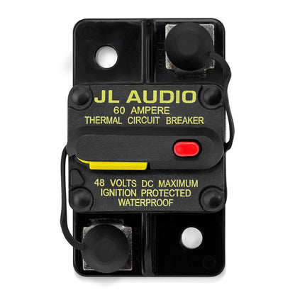 JL Audio Waterproof Ignition Protected Circuit Breaker, 60 Amp (XMD-MCB-60) - 010-13684-00 (90947)
