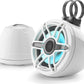 JL Audio M6-650VEX-Gw-S-GwGw-i 6.5-inch Lighted Tower Coaxial Speakers, White Sport Grilles 93412