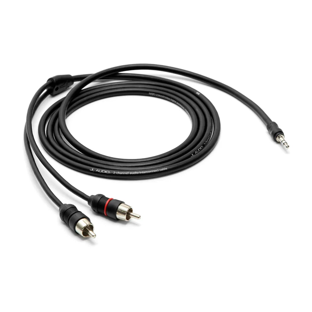 JL Audio 2-Channel Mini to RCA Audio Interconnect (XD-MINIRCA-6) - 010-13458-00 (90365)