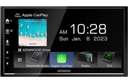 Kenwood DMX8709S 6.8" Touch Screen Car Stereo-Wireless Apple CarPlay, Android Auto + CMOS-320LP Backup Camera