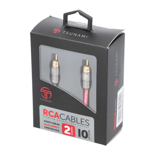 Metra TSX-RCA10 TSX 2-Channel 10 ft RCA Interconnect Cable
