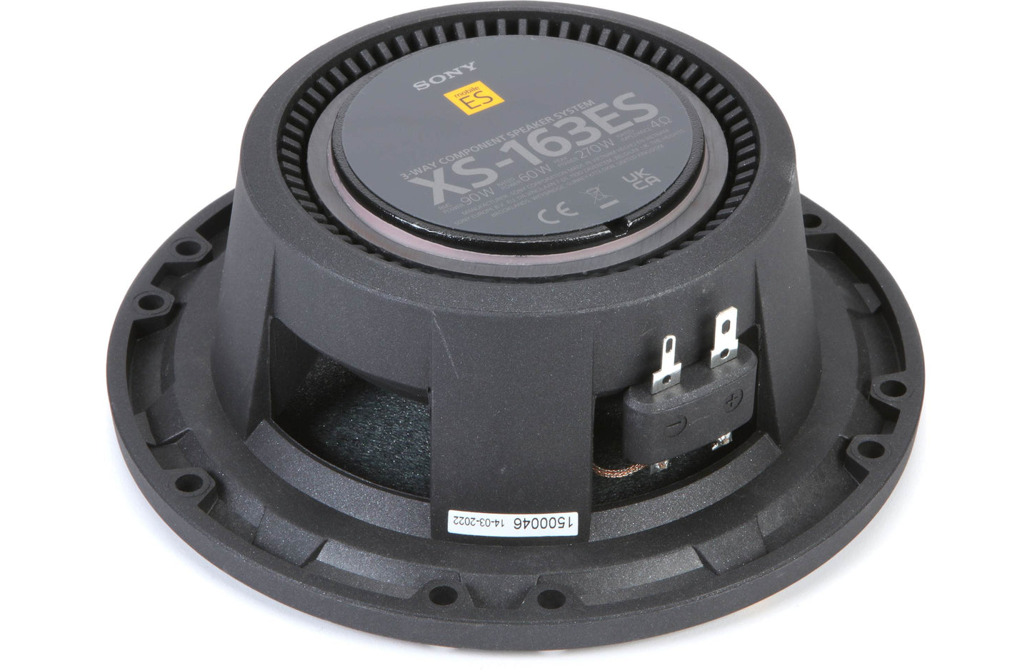 Sony Mobile ES XS-163ES 6.5" 90W RMS 4Ω 3-Way Component Speakers (Pair)