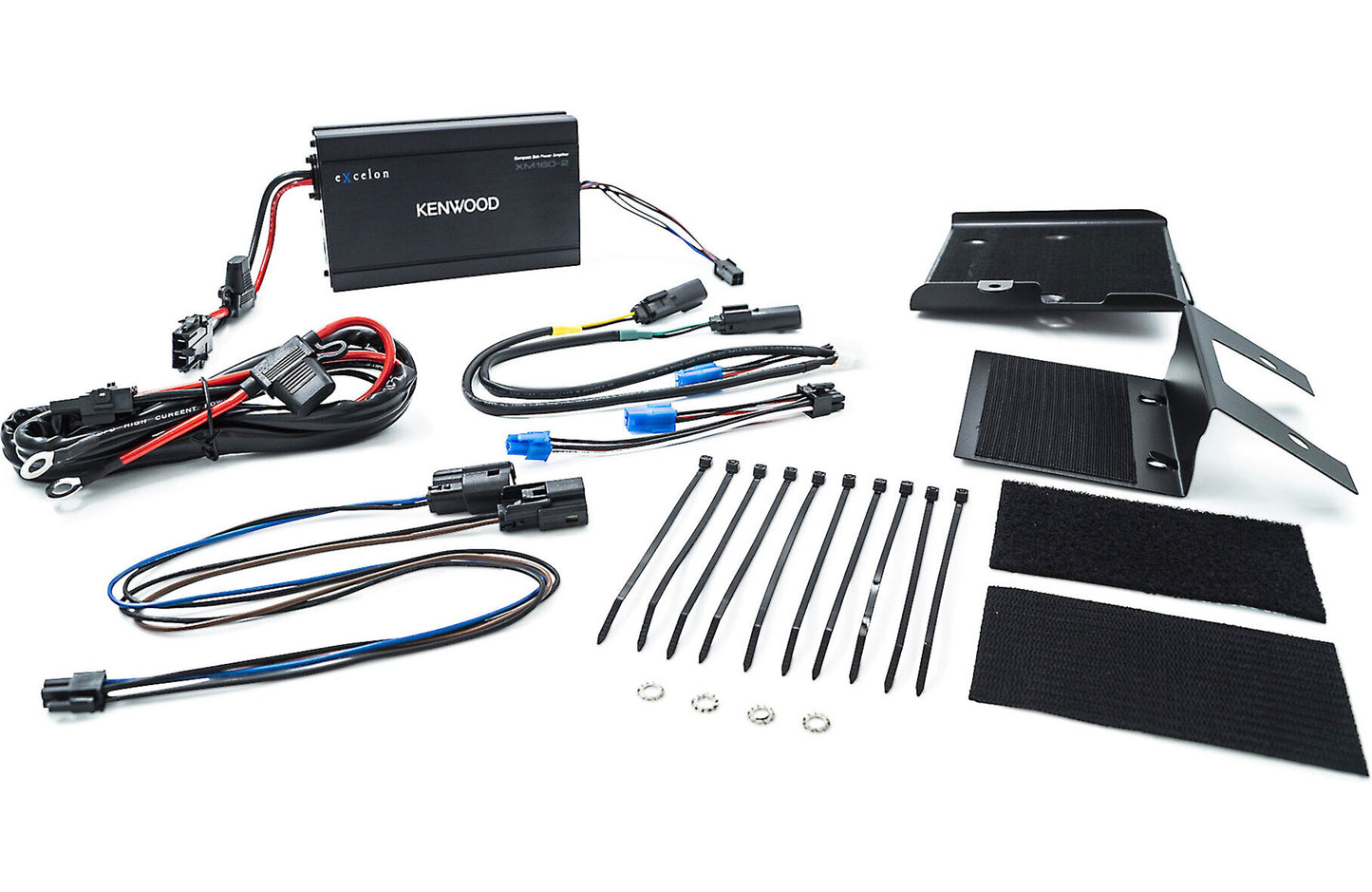 Kenwood eXcelon P-HD1F Front Amplified Audio Package fits 2014+ Harley Davidson Motorcycles