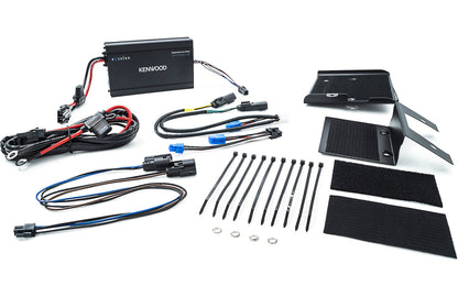 Kenwood eXcelon P-HD1F Front Amplified Audio Package fits 2014+ Harley Davidson Motorcycles