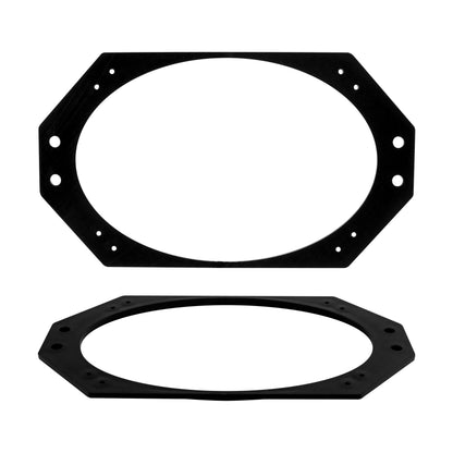 Metra 82-1011 4x6 Front Dash Speaker Adapter Pods for Jeep Wrangler TJ
