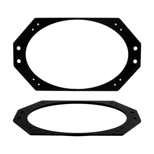 Metra 82-1011 4x6 Front Dash Speaker Adapter Pods for Jeep Wrangler TJ