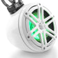JL Audio M3-650VEX-Gw-S-Gw-i 6.5-inch RGB LED Tower Coaxial System, White Sport Grilles 93402