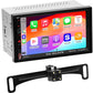 BOSS Elite BE7ACP.XC DDIN Car Stereo, Wired Apple CarPlay, Android Auto, + Backup Camera