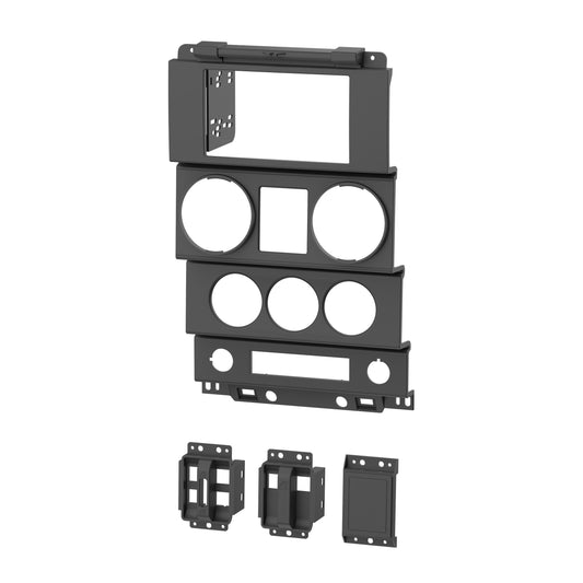 Metra DP-6510-JK Double-DIN Dash Panel for 2007-2010 Jeep Wrangler JK