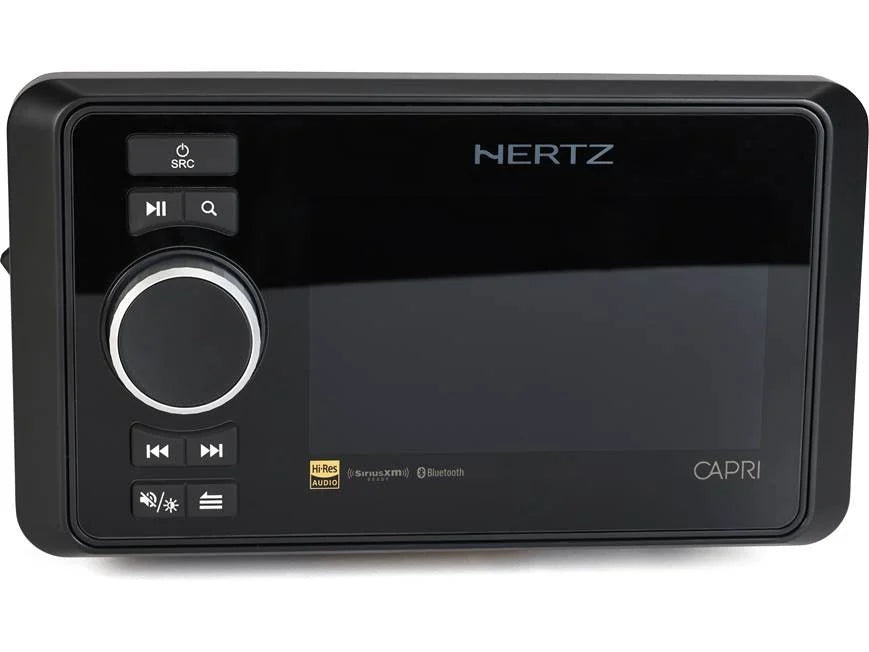 Hertz CAPRI H100 4.3" Color Marine Digital Media Receiver with 4-Zone Audio Control