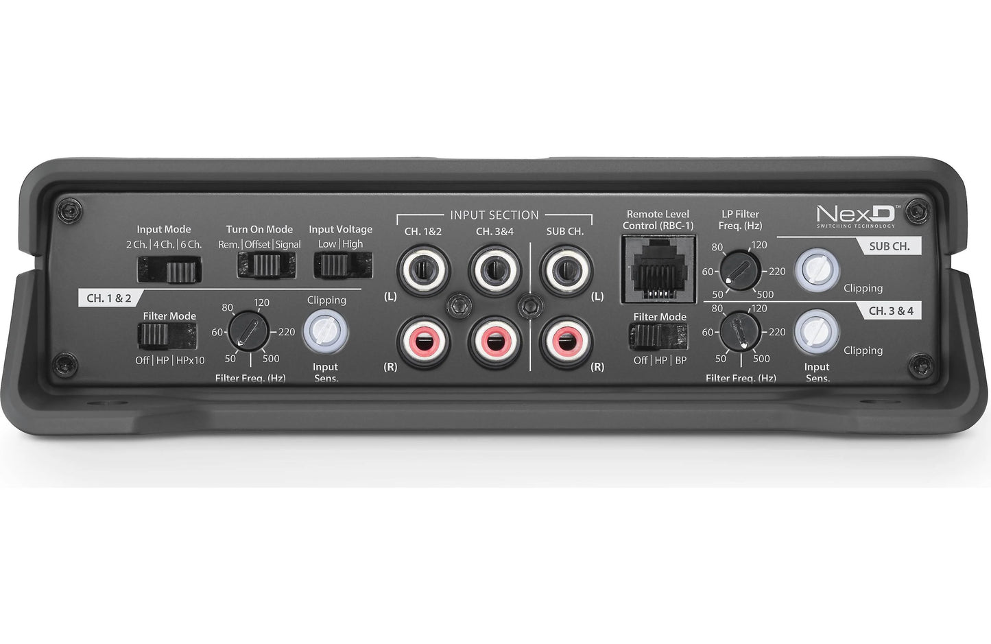 JL Audio JD700/5 5 Channel Class D Amplifier, 900W 98364