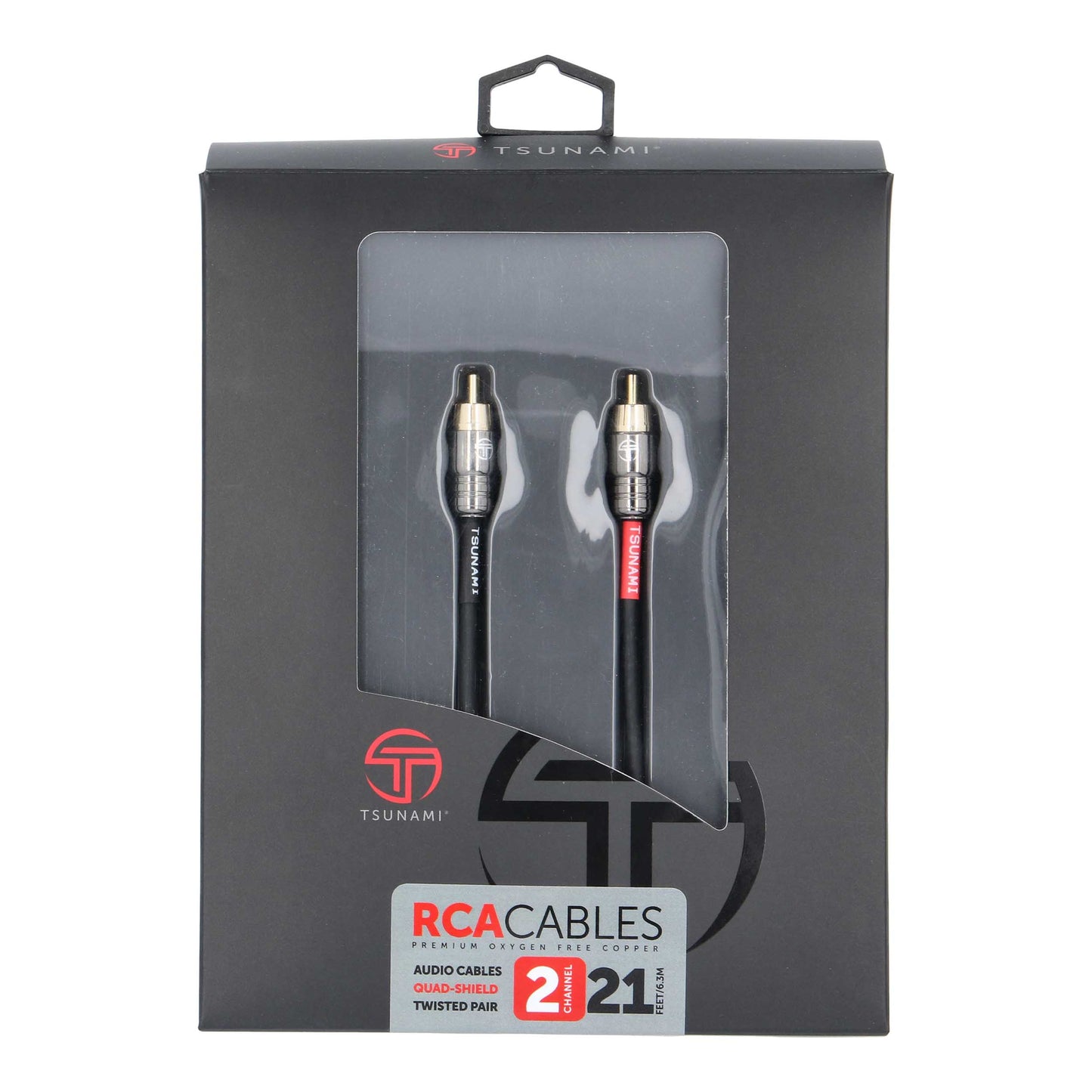Metra TSX-RCA21 2-Channel 21 ft RCA Interconnect Cable